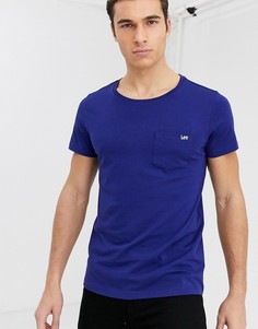 Синяя футболка с карманом Lee Jeans-Синий