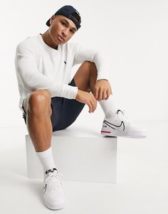 Белый легкий свитшот с логотипом Polo Ralph Lauren