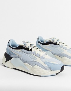Голубые кроссовки Puma RS-X3 Puzzle-Синий