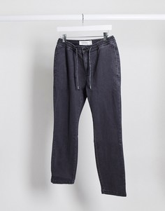 Черные джинсовые джоггеры Topman-Черный
