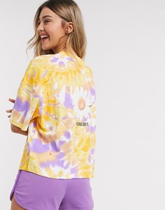 Пижамный комплект из футболки и шортов с принтом тай-дай ASOS DESIGN-Мульти