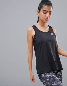 Свободная майка Skechers Phoebe Sports-Черный