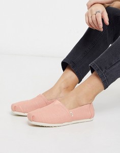 Розовые эспадрильи TOMS-Розовый