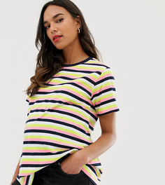 Футболка в полоску ASOS DESIGN Maternity-Мульти