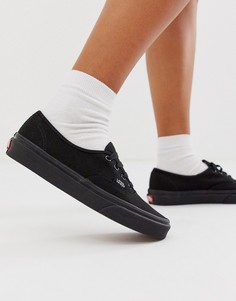 Черные кроссовки Vans Authentic-Черный