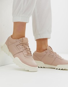 Розовые кроссовки Reebok Workout Ripple-Розовый