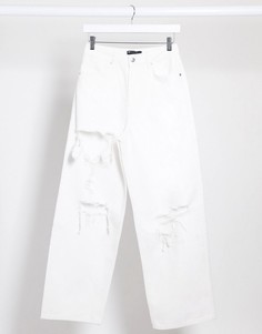 Белые свободные джинсы в винтажном стиле ASOS DESIGN-Белый
