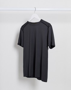 Черная футболка для бега из переработанного полиэстера New Look SPORT-Черный