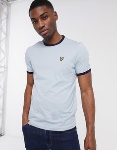 Футболка с кантом Lyle & Scott-Синий