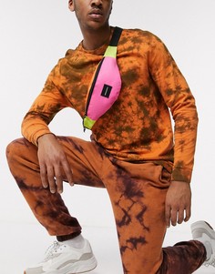 Сумка-кошелек через плечо в стиле колор блок ASOS DESIGN-Мульти