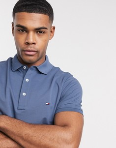 Узкая футболка-поло Tommy Hilfiger-Синий