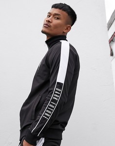 Трикотажная олимпийка от комплекта с отделкой кантом ASOS DESIGN x Dark Future-Черный