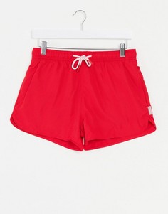 Красные шорты для плавания Bershka-Красный
