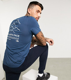 Синяя футболка The North Face Peaks эксклюзивно для ASOS-Синий