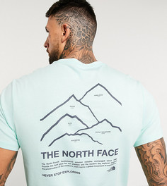 Зеленая футболка The North Face Peaks эксклюзивно для ASOS-Зеленый