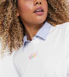 Белая футболка в стиле oversized с логотипом Vans эксклюзивно для ASOS-Белый
