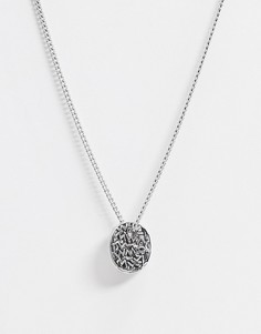 Серебристая цепочка с подвеской Icon Brand-Серебряный