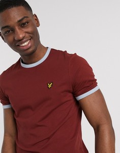 Футболка с кантом Lyle & Scott-Красный