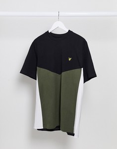 Футболка со вставками Lyle & Scott-Черный