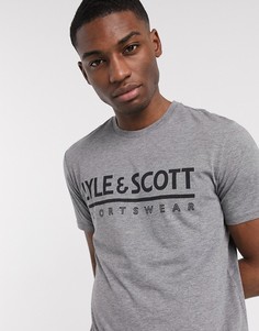 Футболка с логотипом Lyle & Scott-Серый