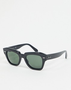 Черные солнцезащитные очки Ray-ban state street ORB2186-Черный