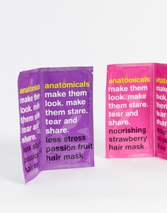 Набор масок для волос Anatomicals - Tear and Share-Бесцветный