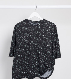 Топ с цветочным принтом и завязкой эксклюзивно для ASOS DESIGN Tall-Мульти