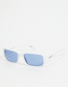Квадратные солнцезащитные очки в белой оправе Arnette x Post Malone-Белый