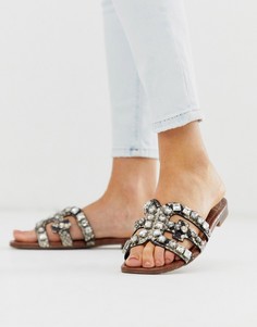 Сандалии с декорированными ремешками Sam Edelman-Бежевый