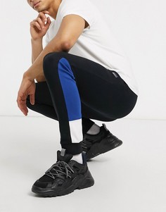 Черные узкие джоггеры с логотипом на манжетах Jack & Jones-Черный