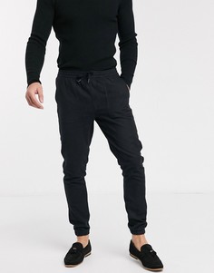 Черные фланелевые джоггеры Topman-Черный