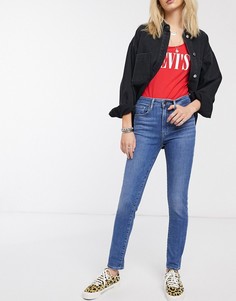 Джинсы скинни с завышенной талией Levis 721-Синий Levis®