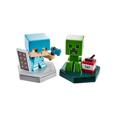 Набор фигурок Minecraft Earth Алекс и Крипер Mattel