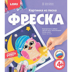 Фреска. Картина из песка Lori Совушка