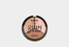 ТРОЙНАЯ ПАЛЕТКА ДЛЯ СКУЛЬПТУРИРОВАНИЯ Nyx Professional Makeup