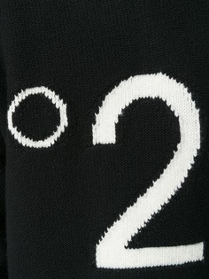 Nº21 свитер с вышитым логотипом