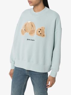 Palm Angels толстовка Bear с логотипом