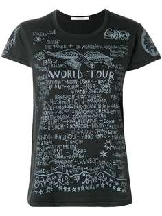 Givenchy футболка с принтом World Tour
