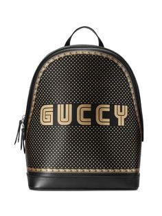 Gucci рюкзак среднего размера с логотипом Guccy