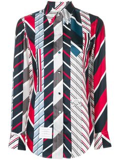 Thom Browne полосатая рубашка