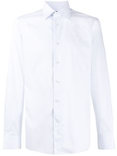 Ermenegildo Zegna рубашка в тонкую полоску