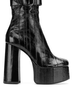 Saint Laurent ботильоны с закругленным носком