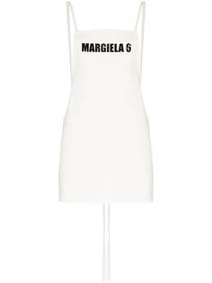 Mm6 Maison Margiela топ-фартук с логотипом