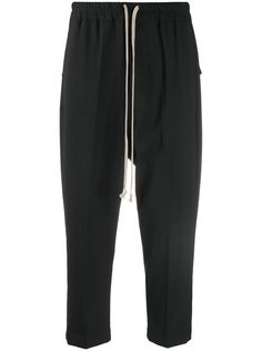 Rick Owens укороченные брюки с кулиской
