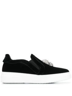 Philipp Plein кроссовки с декором Skull