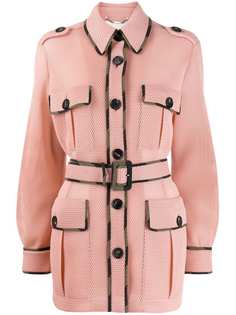 Fendi куртка Safari с камуфляжной окантовкой