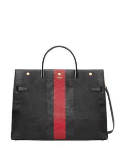 Burberry большая сумка Title с полосками