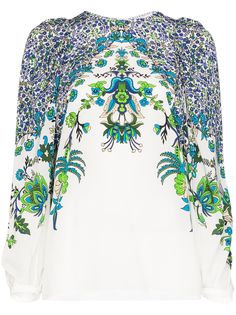 Givenchy блузка с цветочным принтом