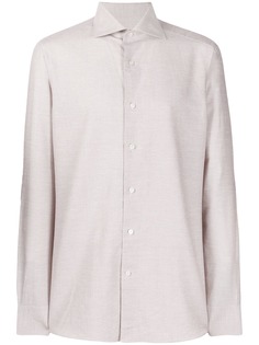 Ermenegildo Zegna рубашка с косым воротником