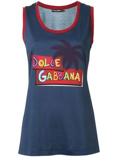 Dolce & Gabbana топ с логотипом